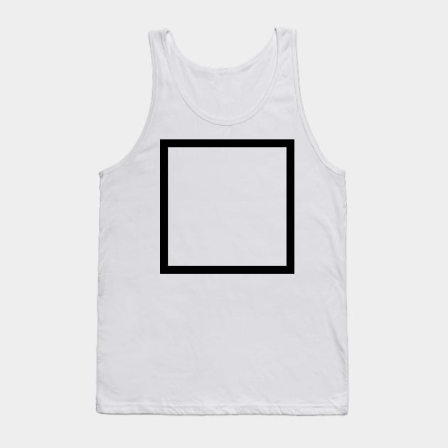 black frame Tank Top by xaxuokxenx